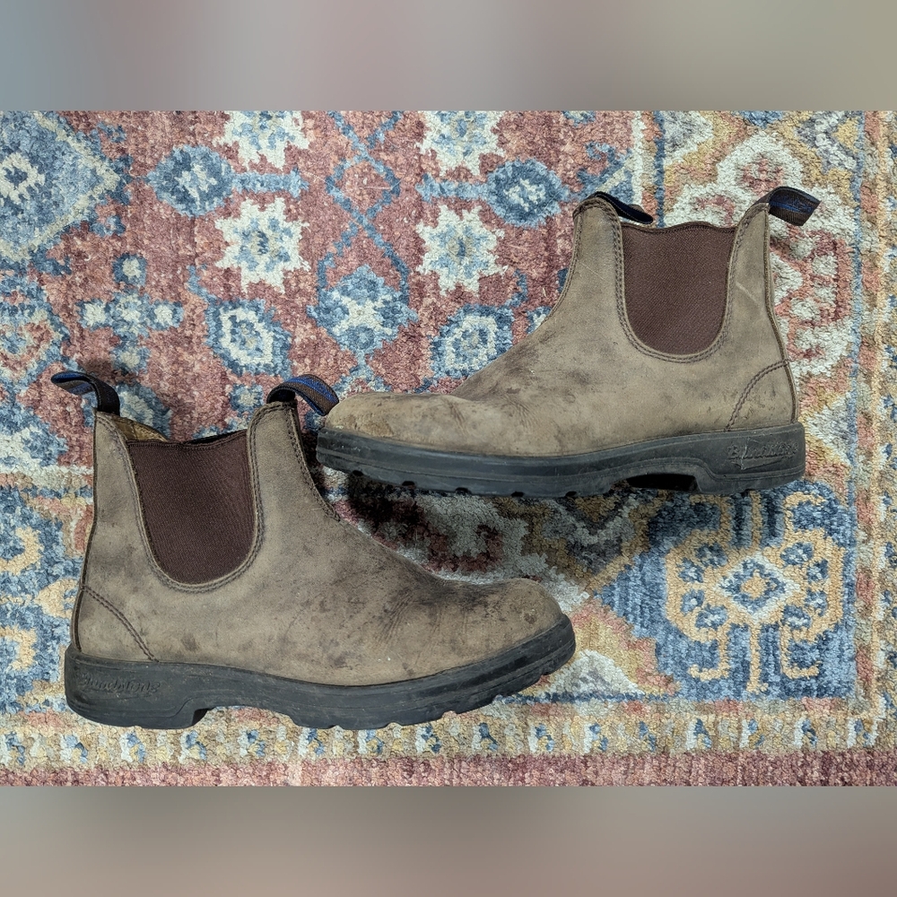 Blundstone Brown Chelsea Ankle Boots